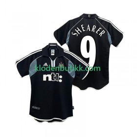Newcastle United SHEARER 9 2000 2001 Retro Borte Fotballdrakt Kortermet